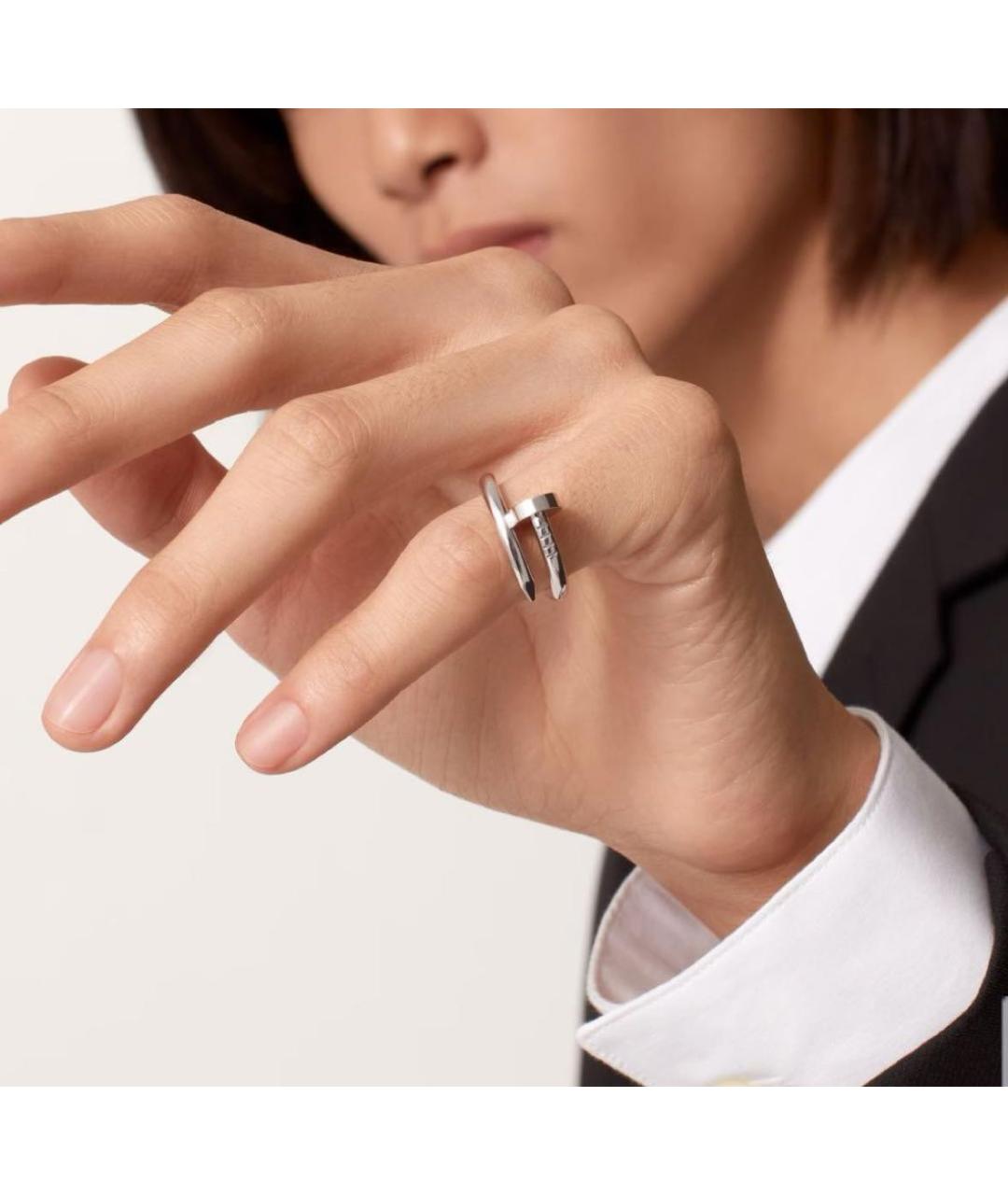 CARTIER Серебряное кольцо из белого золота, фото 3
