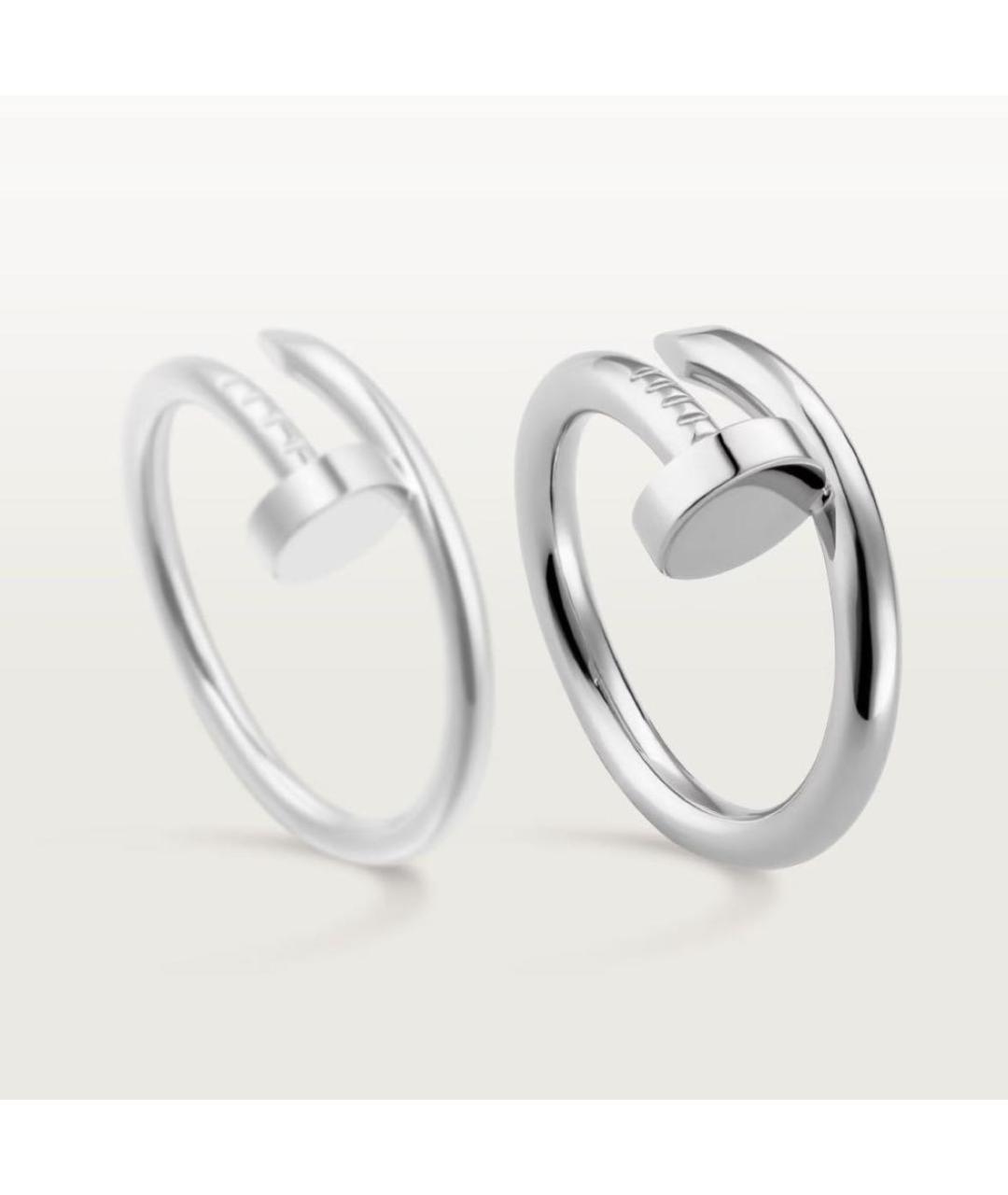 CARTIER Серебряное кольцо из белого золота, фото 4