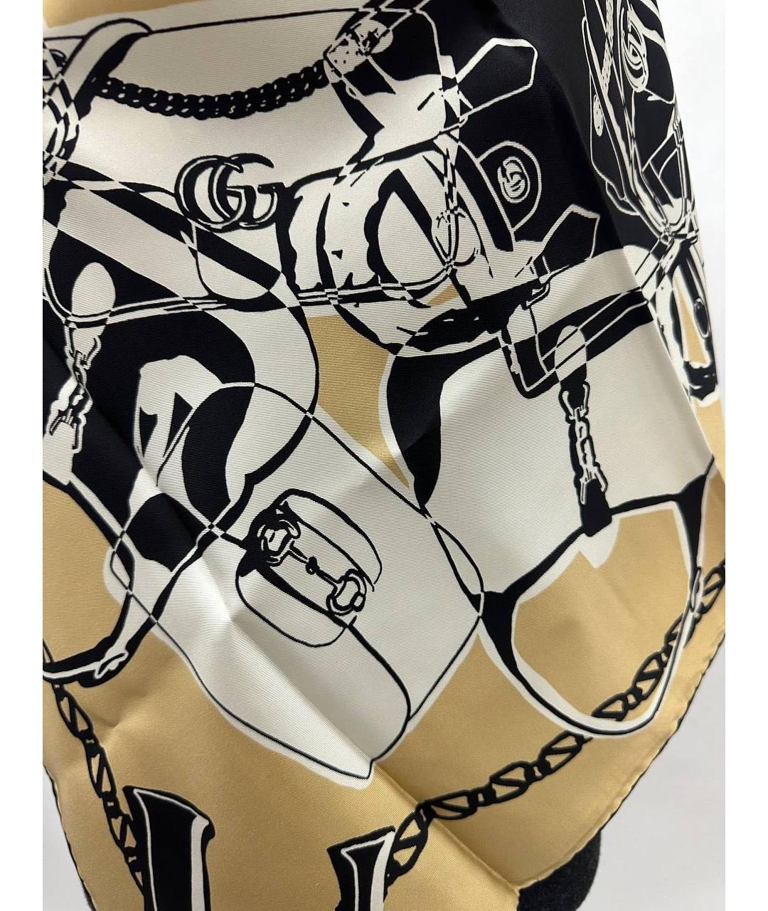 GUCCI Мульти шелковый платок, фото 5