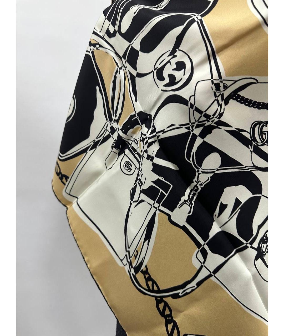 GUCCI Мульти шелковый платок, фото 7