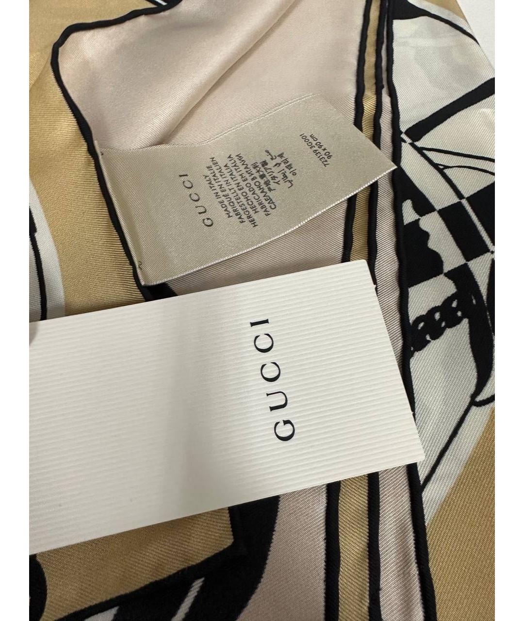 GUCCI Мульти шелковый платок, фото 4
