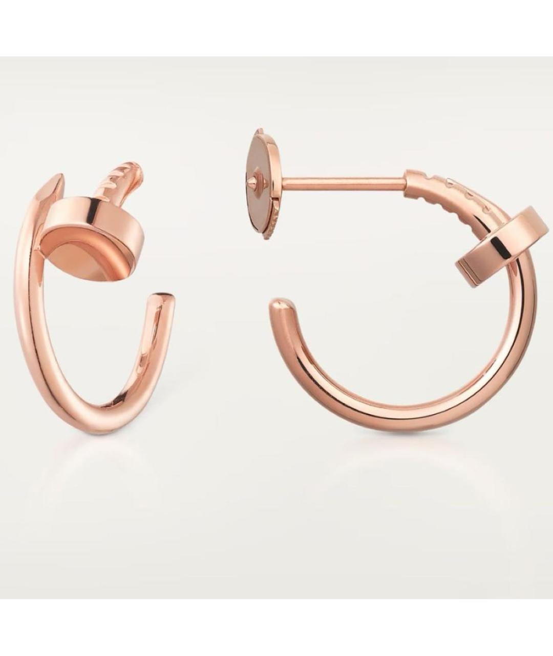 CARTIER Серьги из розового золота, фото 3