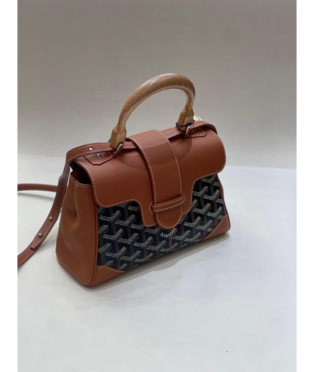 GOYARD Коричневая сумка через плечо, фото 2