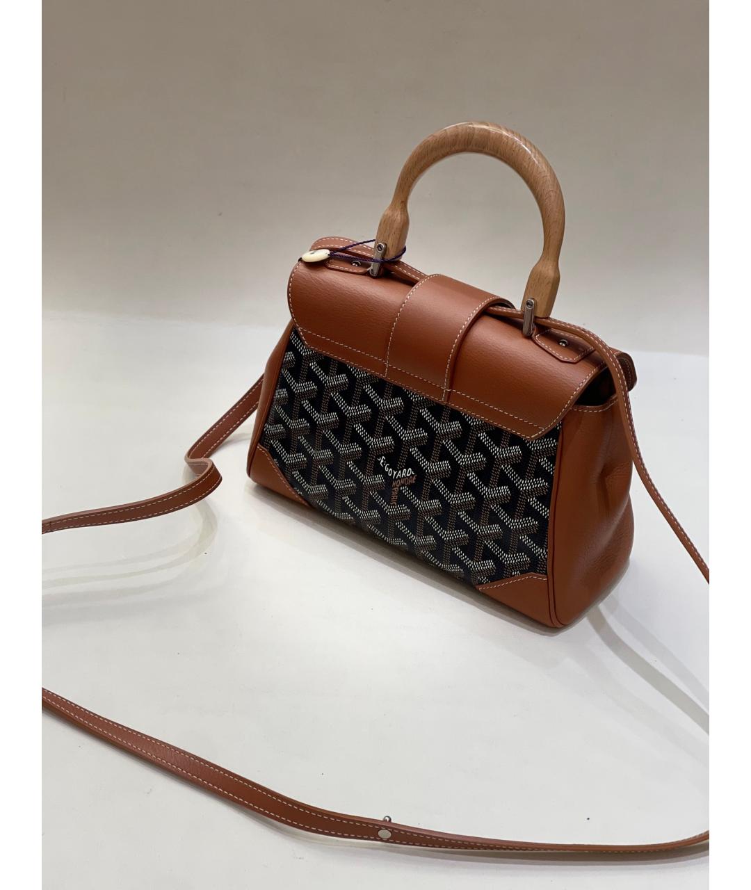 GOYARD Коричневая сумка через плечо, фото 3