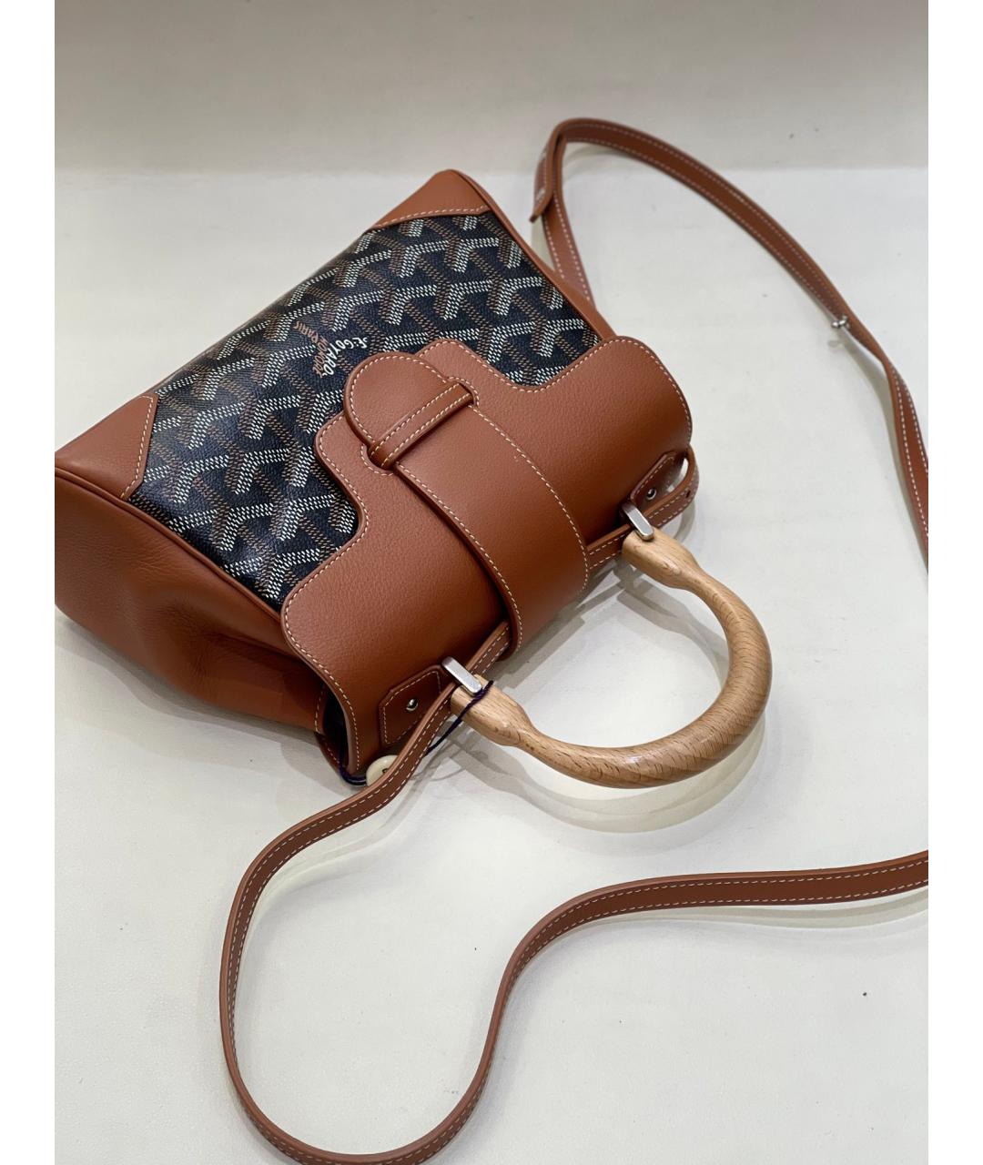 GOYARD Коричневая сумка через плечо, фото 5