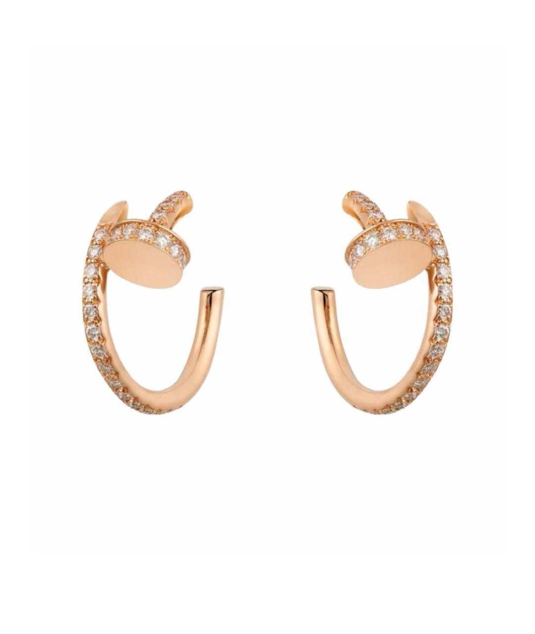 CARTIER Золотые серьги из розового золота, фото 1