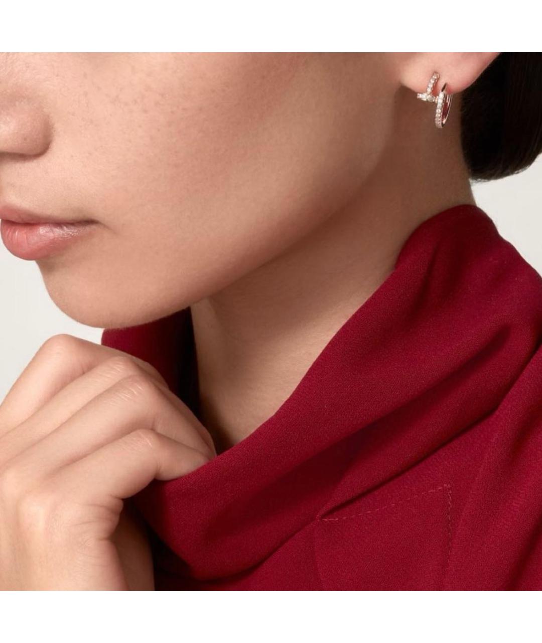 CARTIER Золотые серьги из розового золота, фото 2