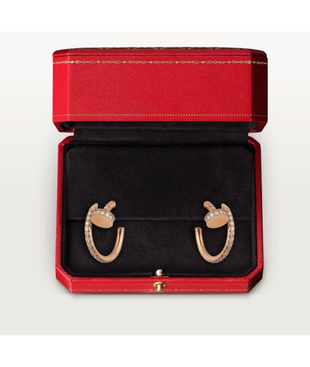 CARTIER Золотые серьги из розового золота, фото 6