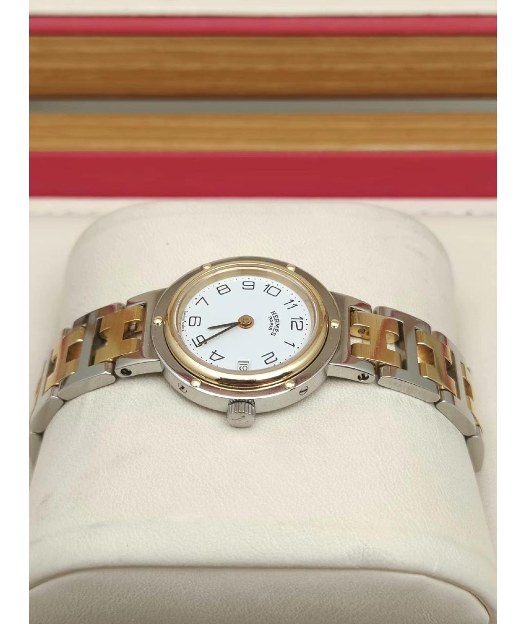 HERMES Золотые часы, фото 5