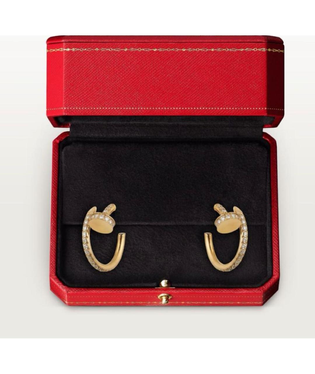 CARTIER Золотые серьги из желтого золота, фото 6