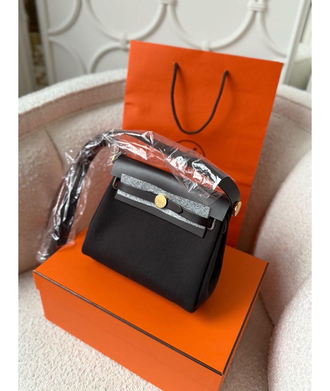 HERMES Коричневая кожаная сумка через плечо, фото 3