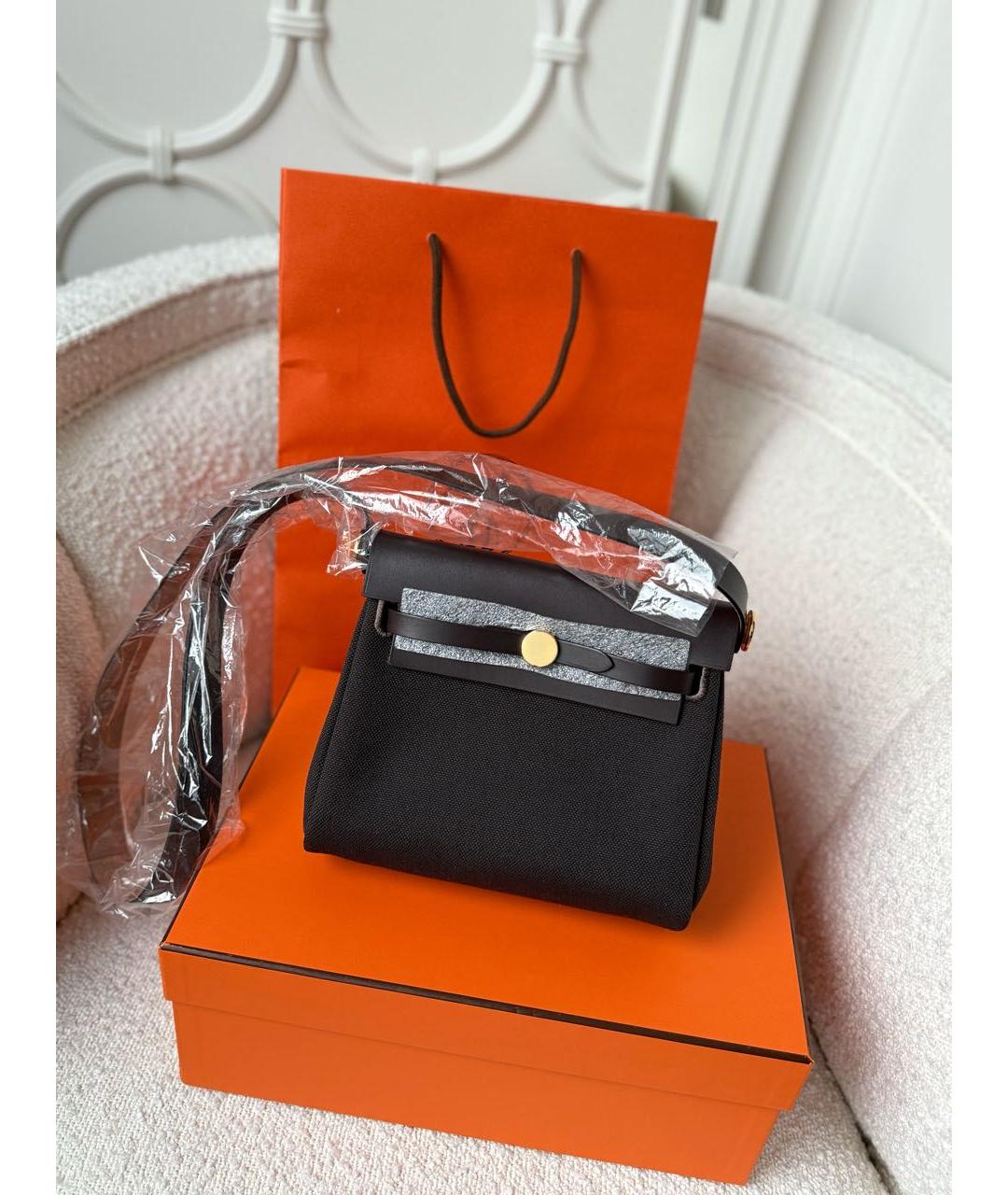 HERMES Коричневая кожаная сумка через плечо, фото 3