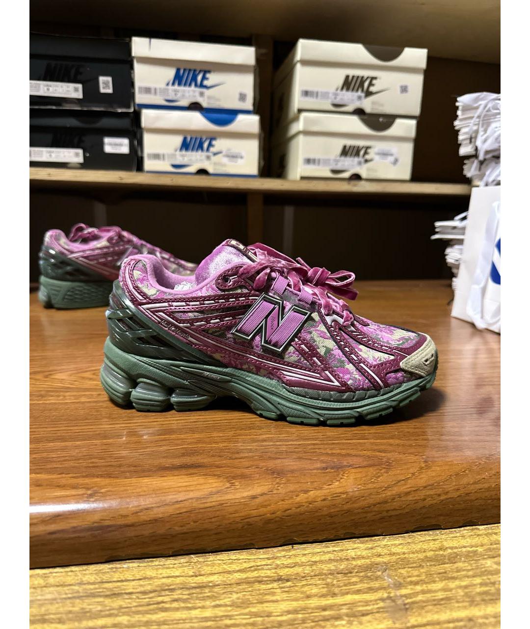 NEW BALANCE Розовые текстильные кроссовки, фото 5