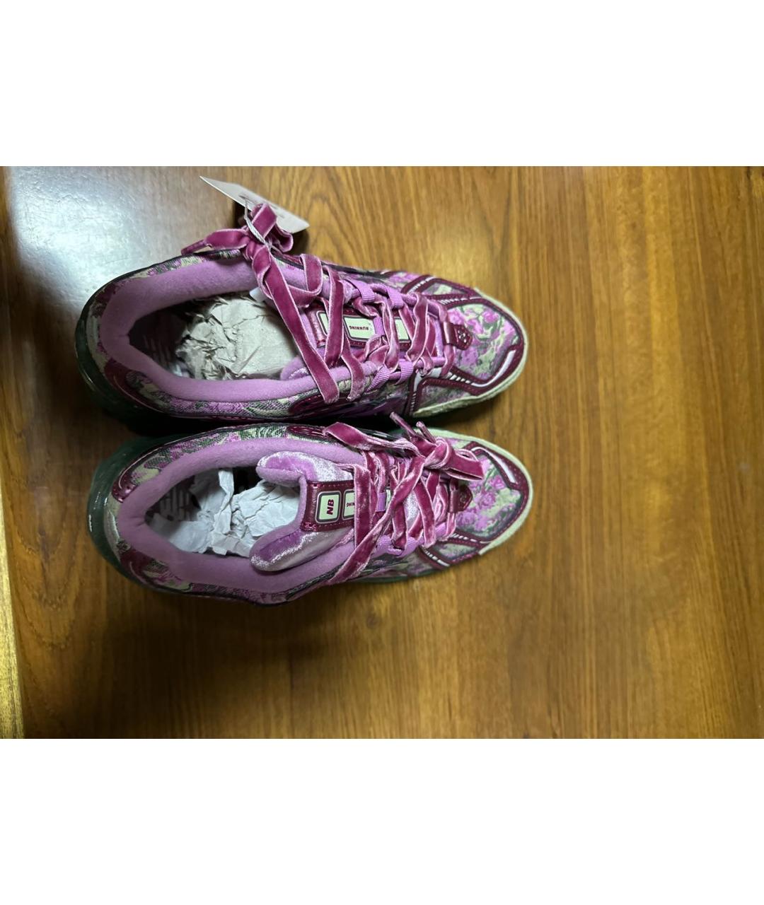 NEW BALANCE Розовые текстильные кроссовки, фото 3