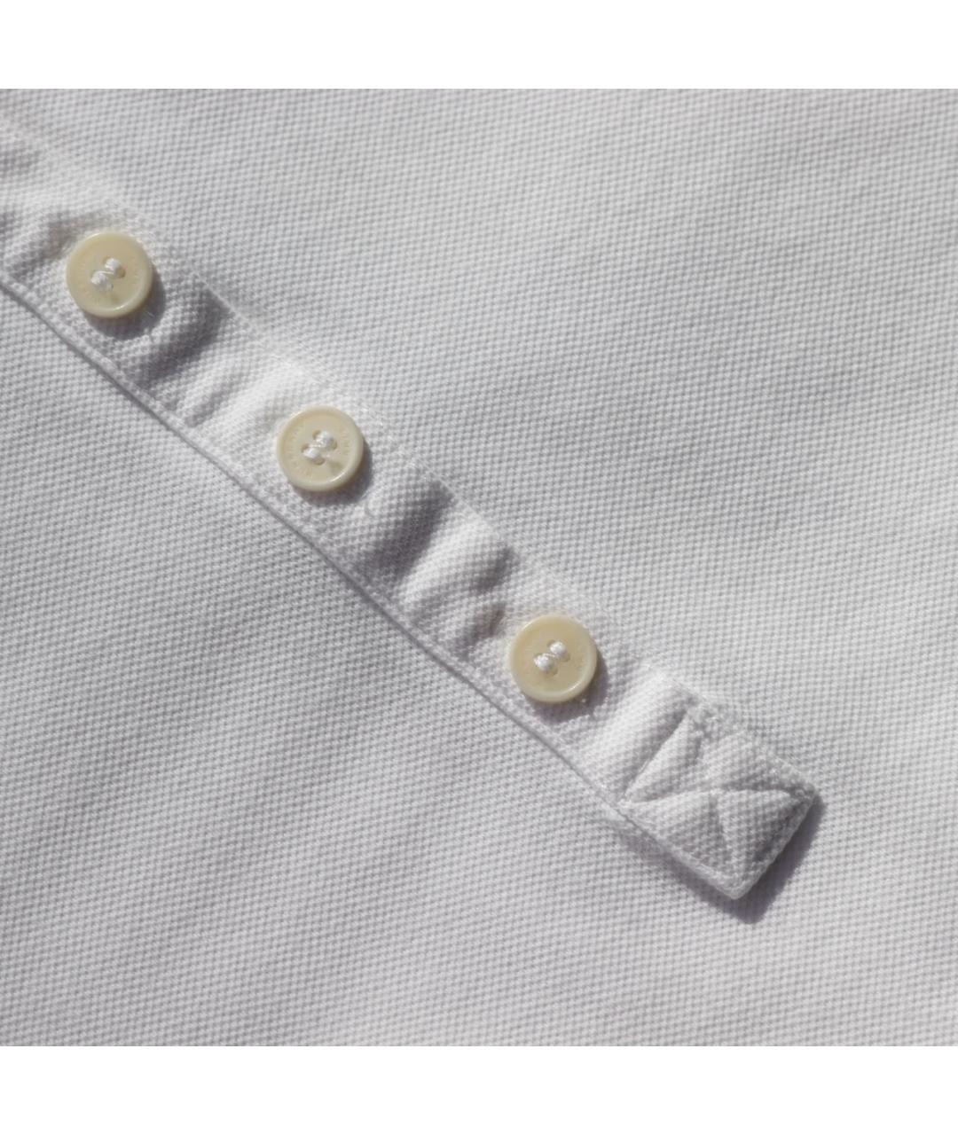 BURBERRY Белая хлопковая футболка, фото 5