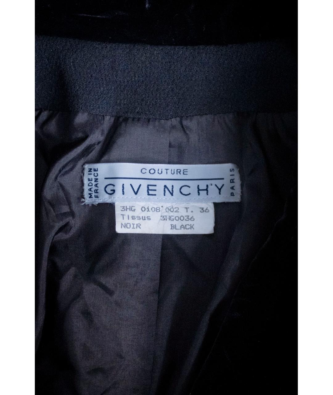 GIVENCHY Черный шерстяной жакет/пиджак, фото 6