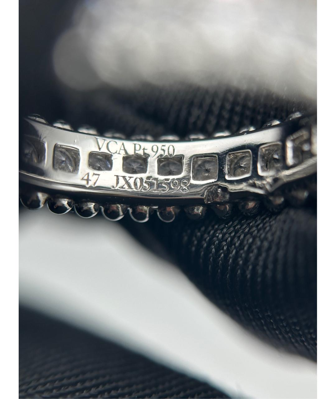 VAN CLEEF & ARPELS Серебряное платиновое кольцо, фото 5