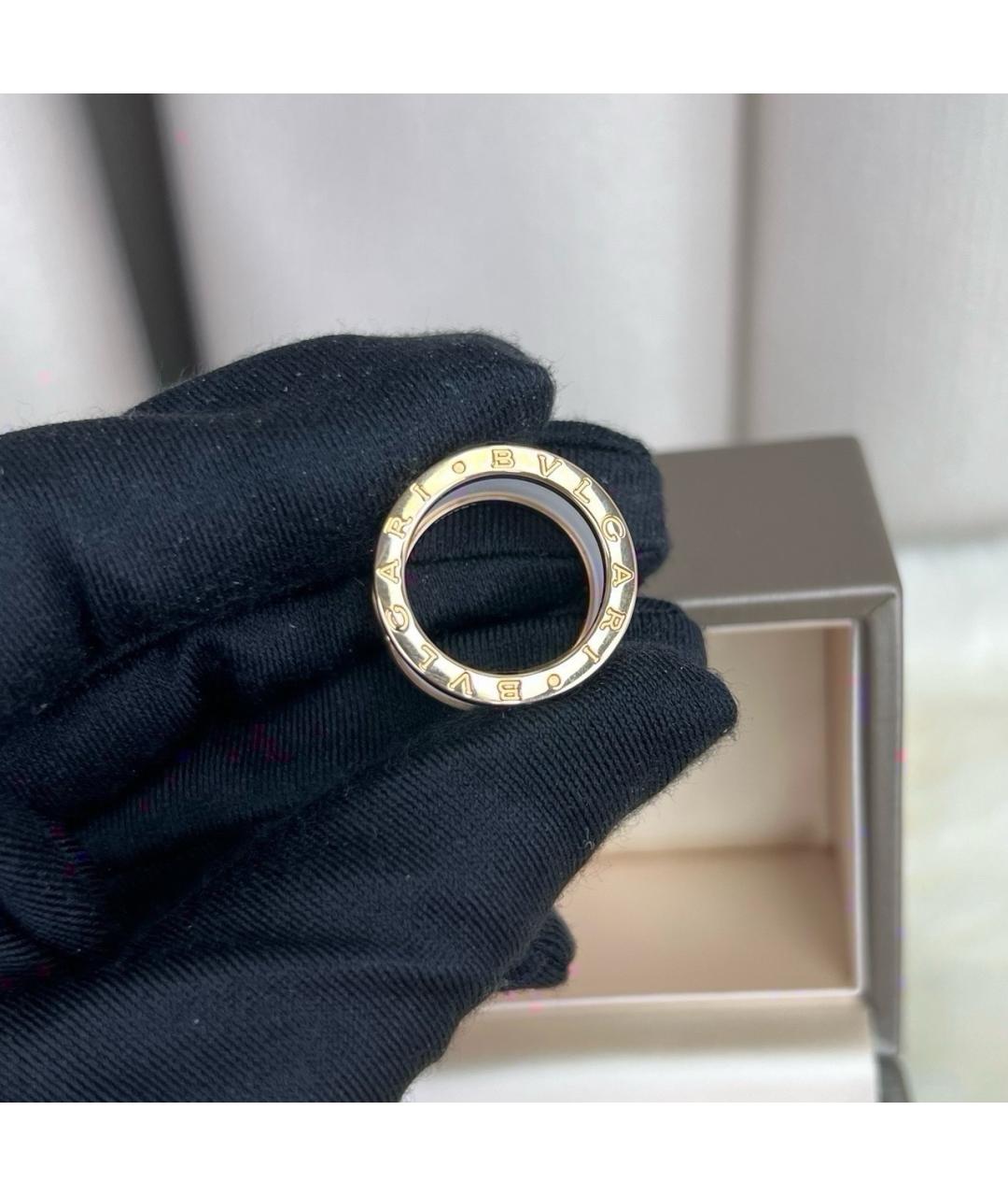 BVLGARI Белое кольцо из розового золота, фото 3