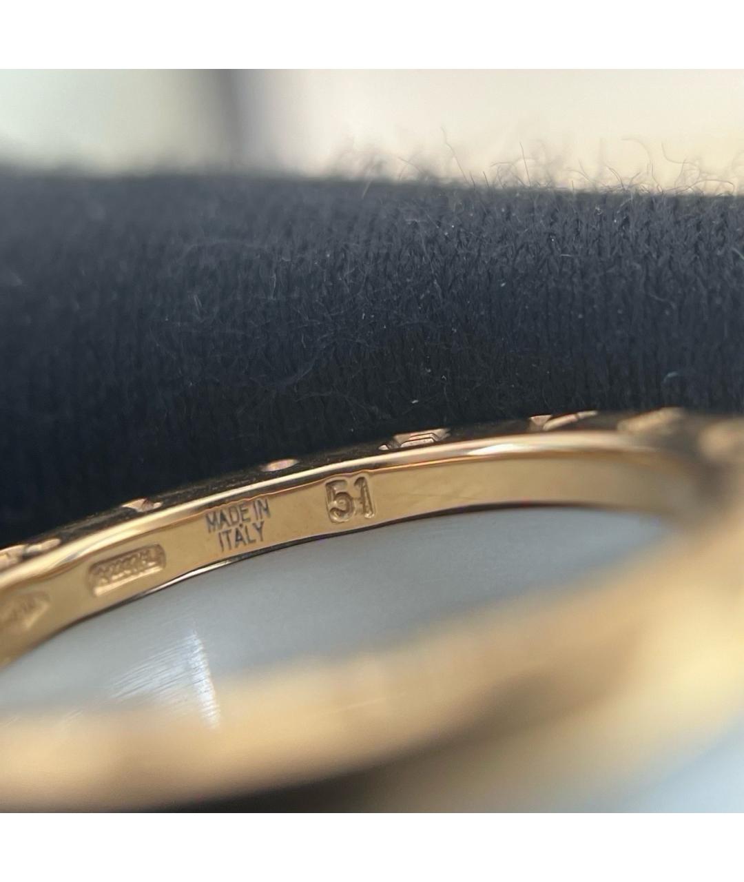 BVLGARI Белое кольцо из розового золота, фото 5