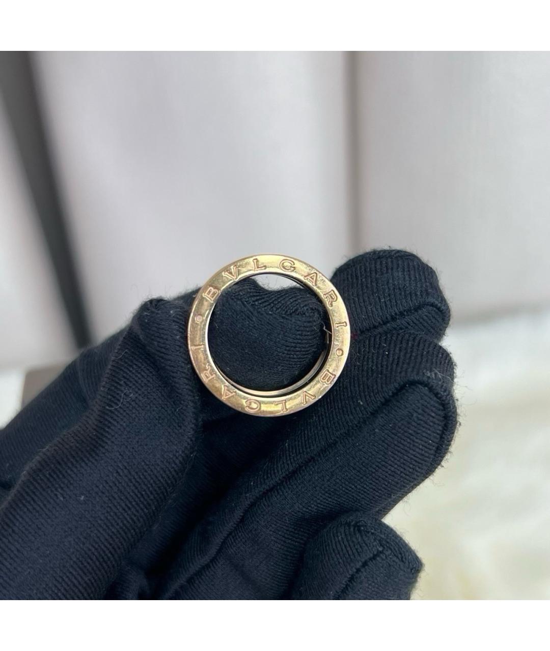 BVLGARI Белое кольцо из розового золота, фото 3