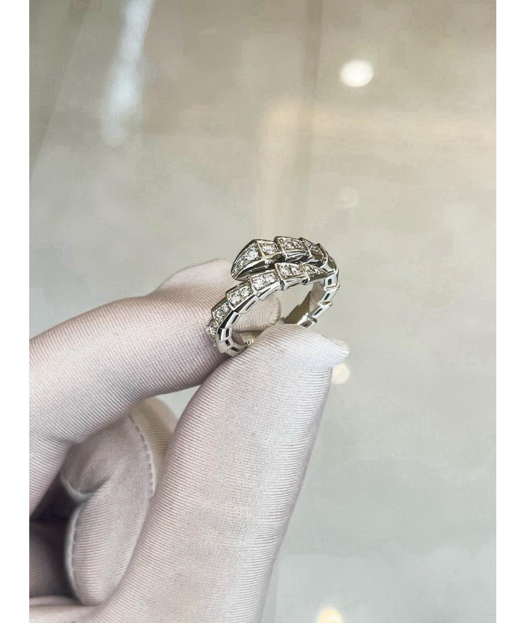 BVLGARI Серебряное кольцо из белого золота, фото 3