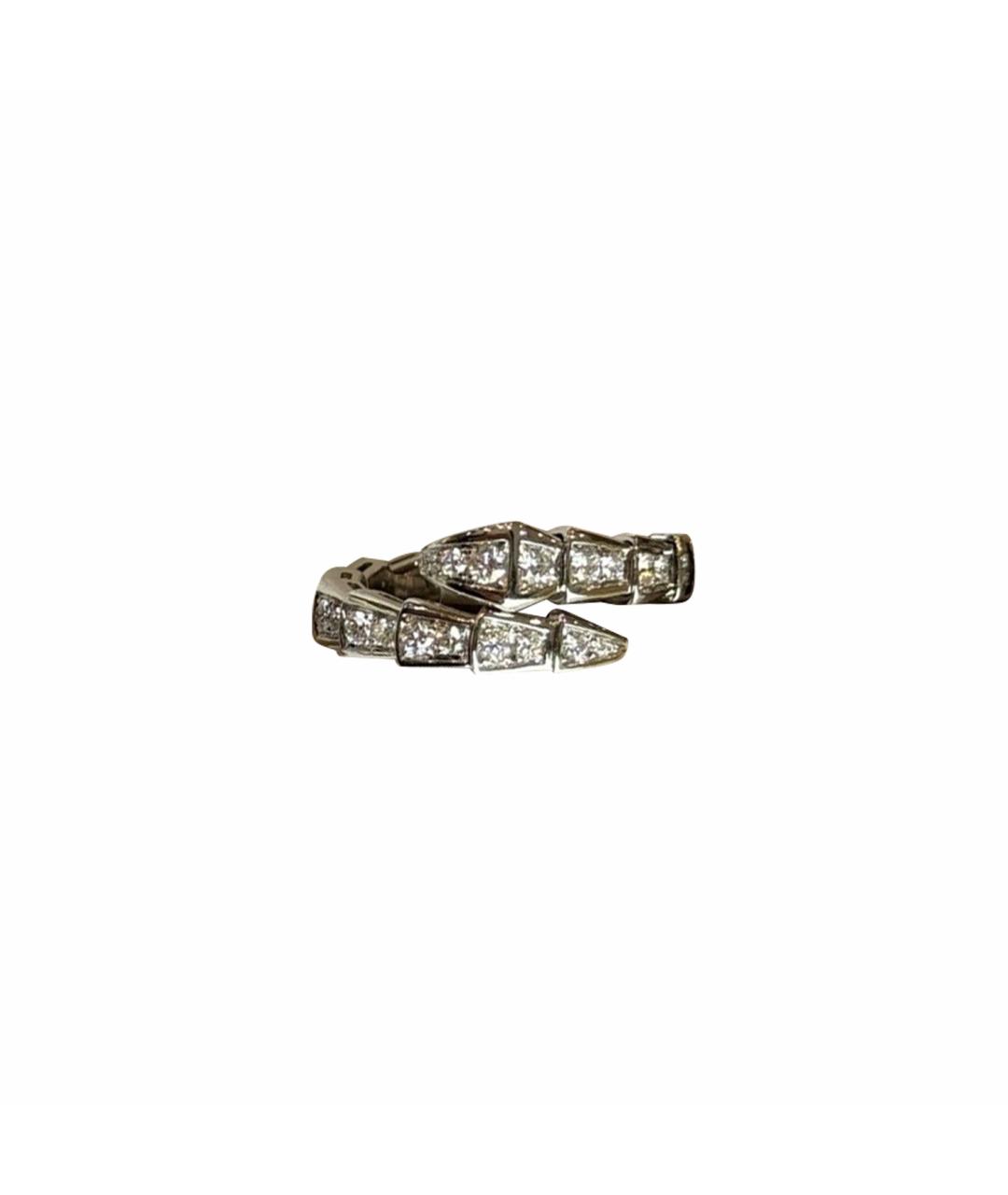 BVLGARI Серебряное кольцо из белого золота, фото 1