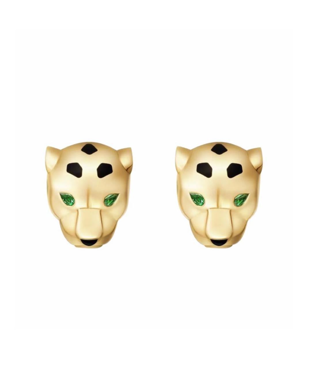 CARTIER Золотые серьги из желтого золота, фото 1