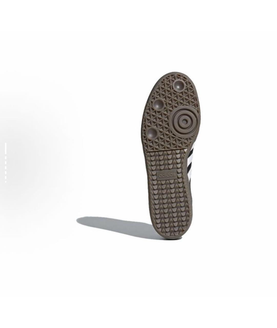 ADIDAS Черные кожаные низкие кроссовки / кеды, фото 5