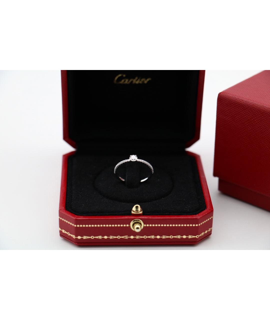 CARTIER Серебряное платиновое кольцо, фото 2