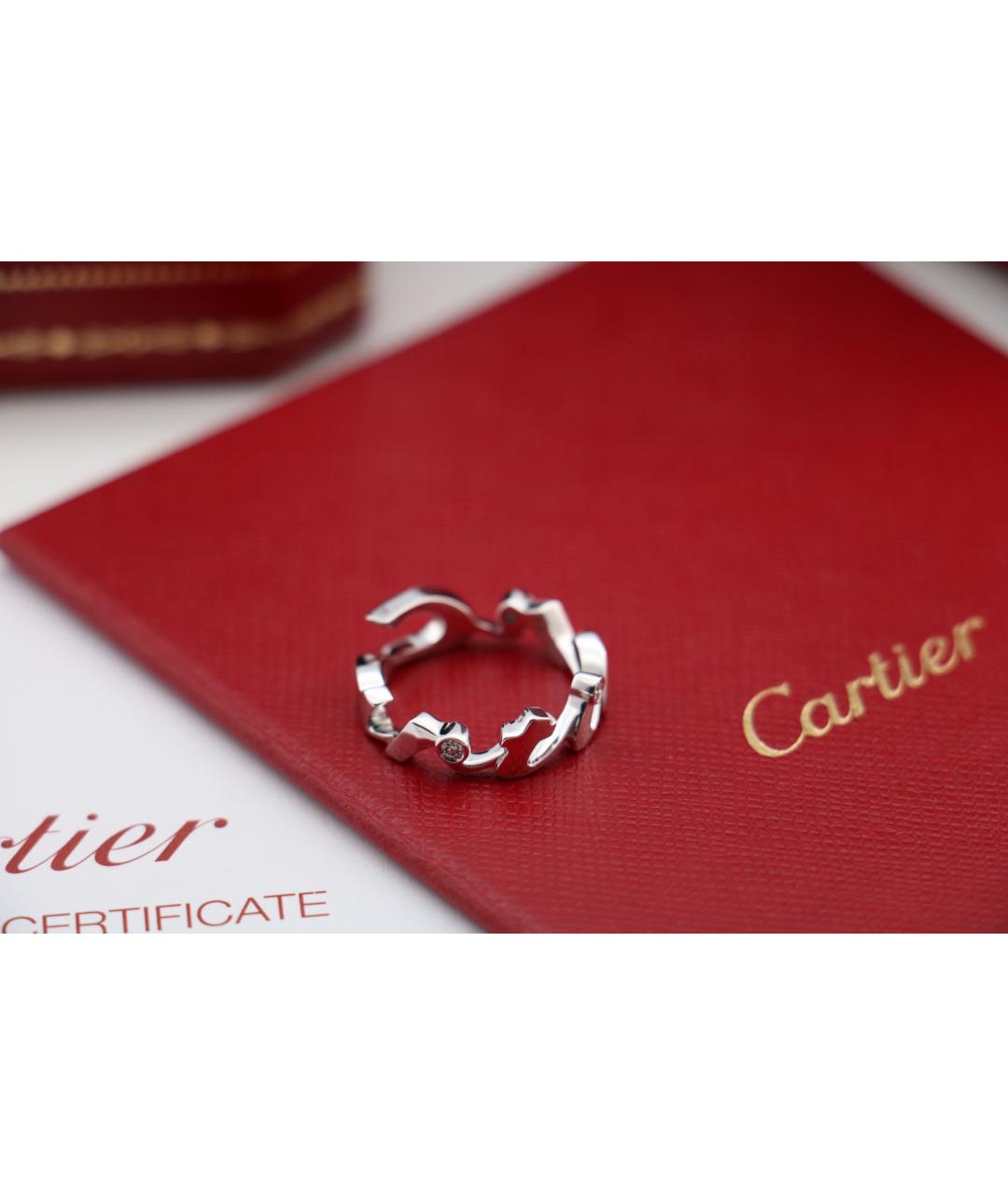 CARTIER Серебряное кольцо из белого золота, фото 3
