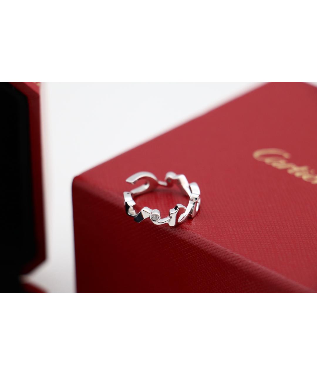 CARTIER Серебряное кольцо из белого золота, фото 2