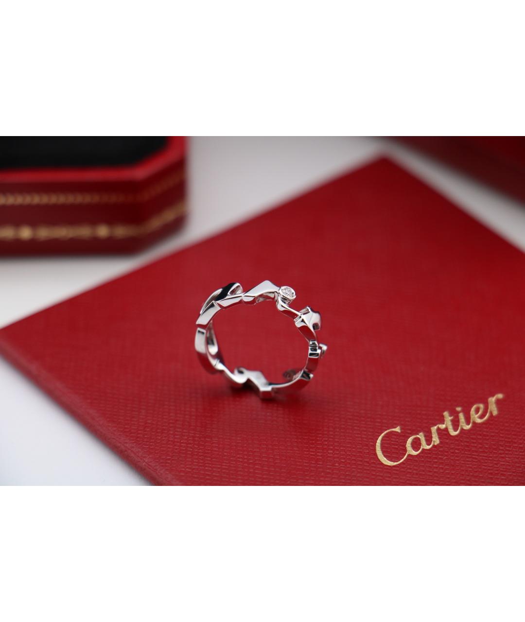 CARTIER Серебряное кольцо из белого золота, фото 4