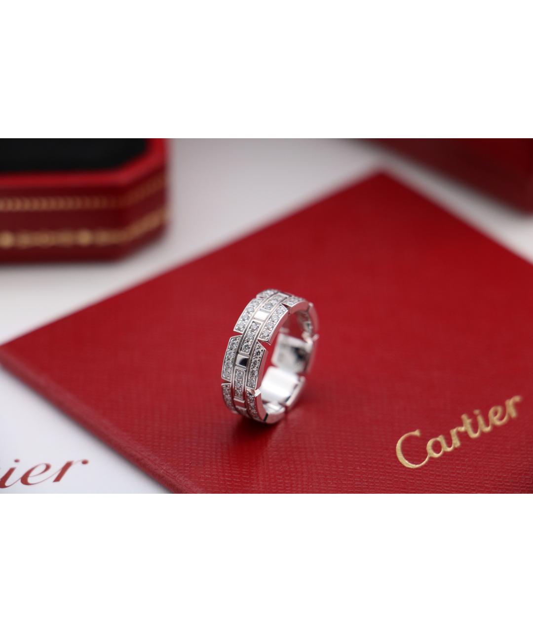 CARTIER Серебряное кольцо из белого золота, фото 5