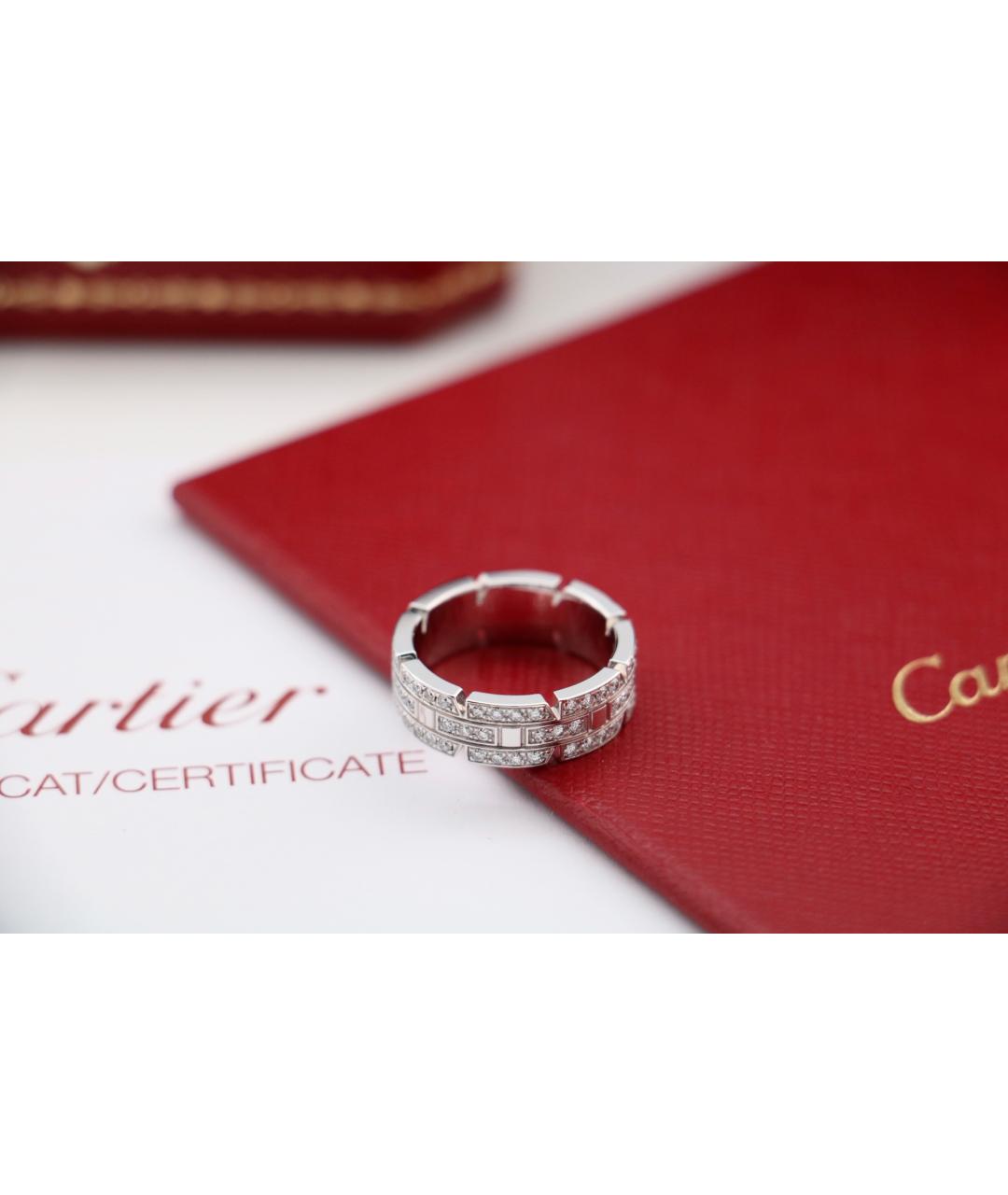 CARTIER Серебряное кольцо из белого золота, фото 4