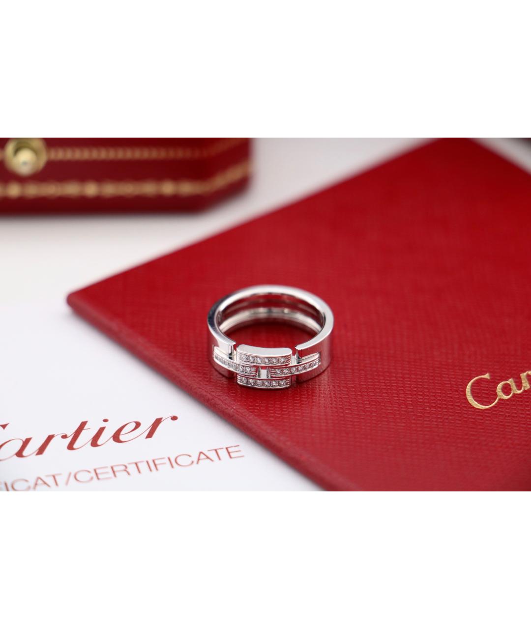 CARTIER Серебряное кольцо из белого золота, фото 4
