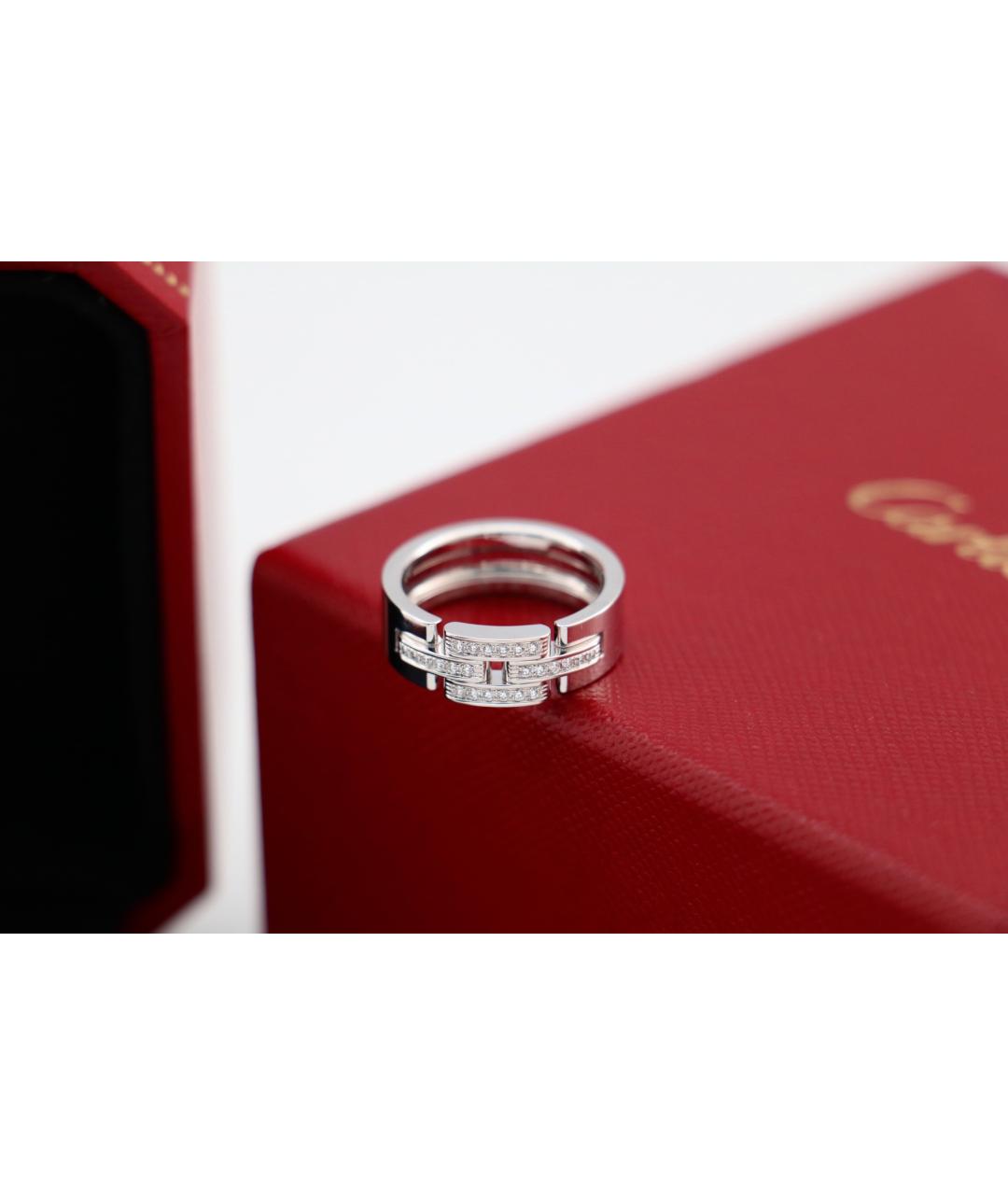 CARTIER Серебряное кольцо из белого золота, фото 3