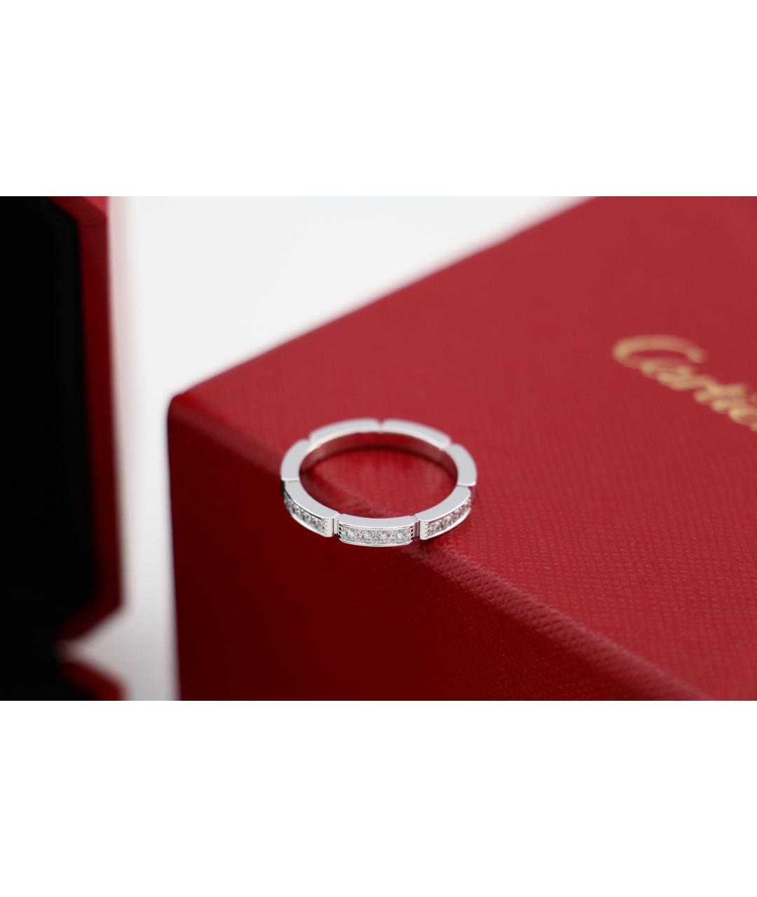 CARTIER Серебряное кольцо из белого золота, фото 3