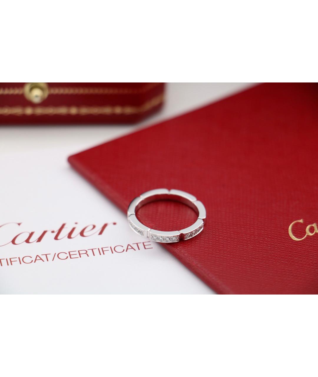 CARTIER Серебряное кольцо из белого золота, фото 4