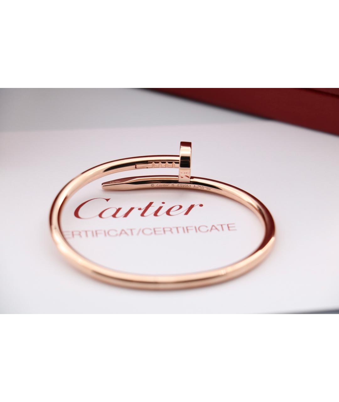 CARTIER Золотой браслет из розового золота, фото 5