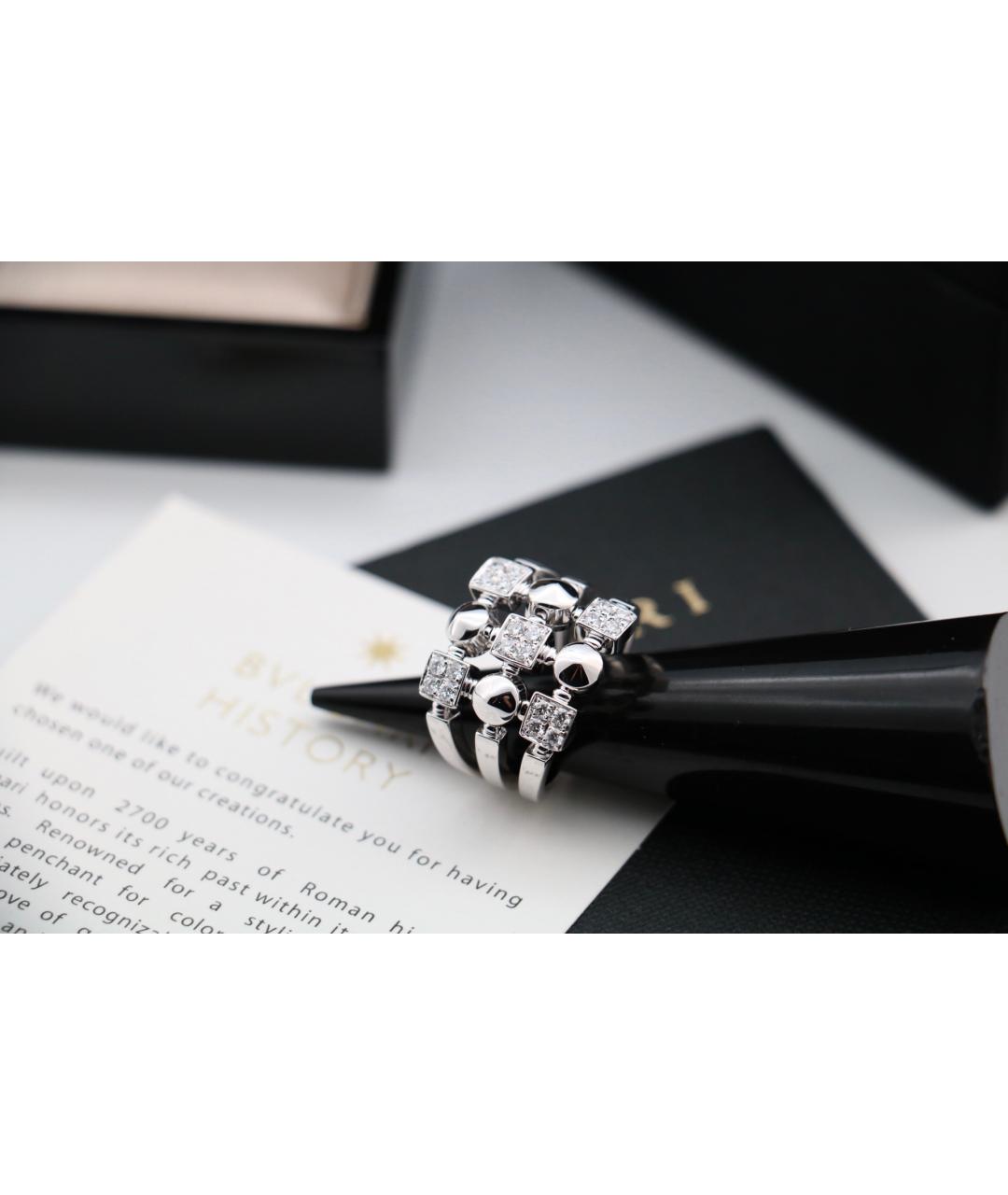 BVLGARI Серебряное кольцо из белого золота, фото 5