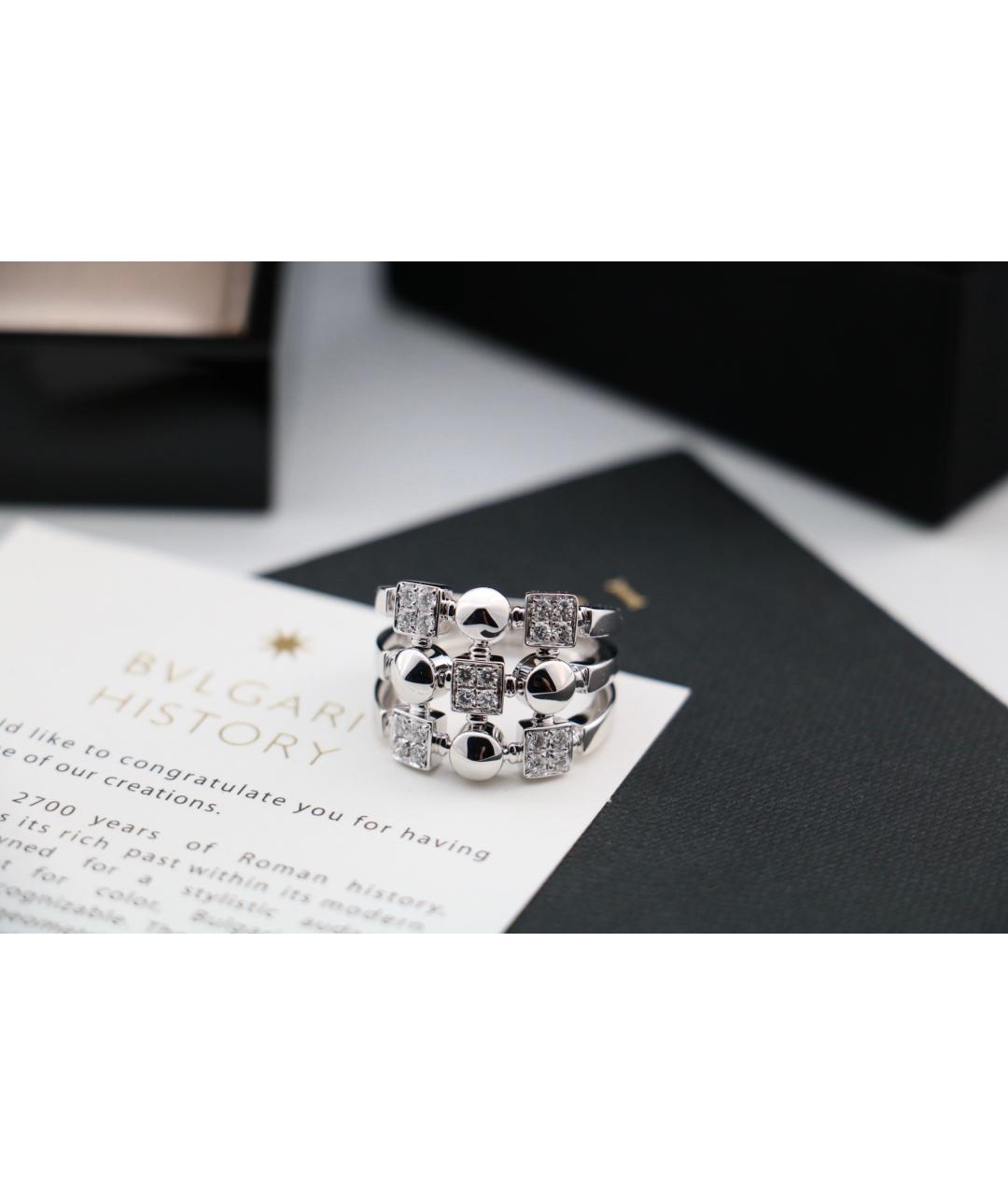 BVLGARI Серебряное кольцо из белого золота, фото 3