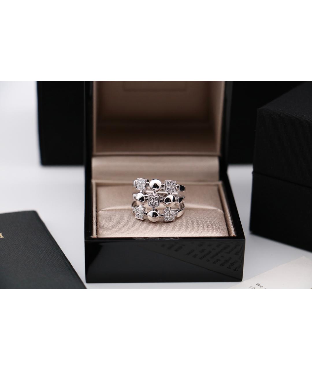 BVLGARI Серебряное кольцо из белого золота, фото 2
