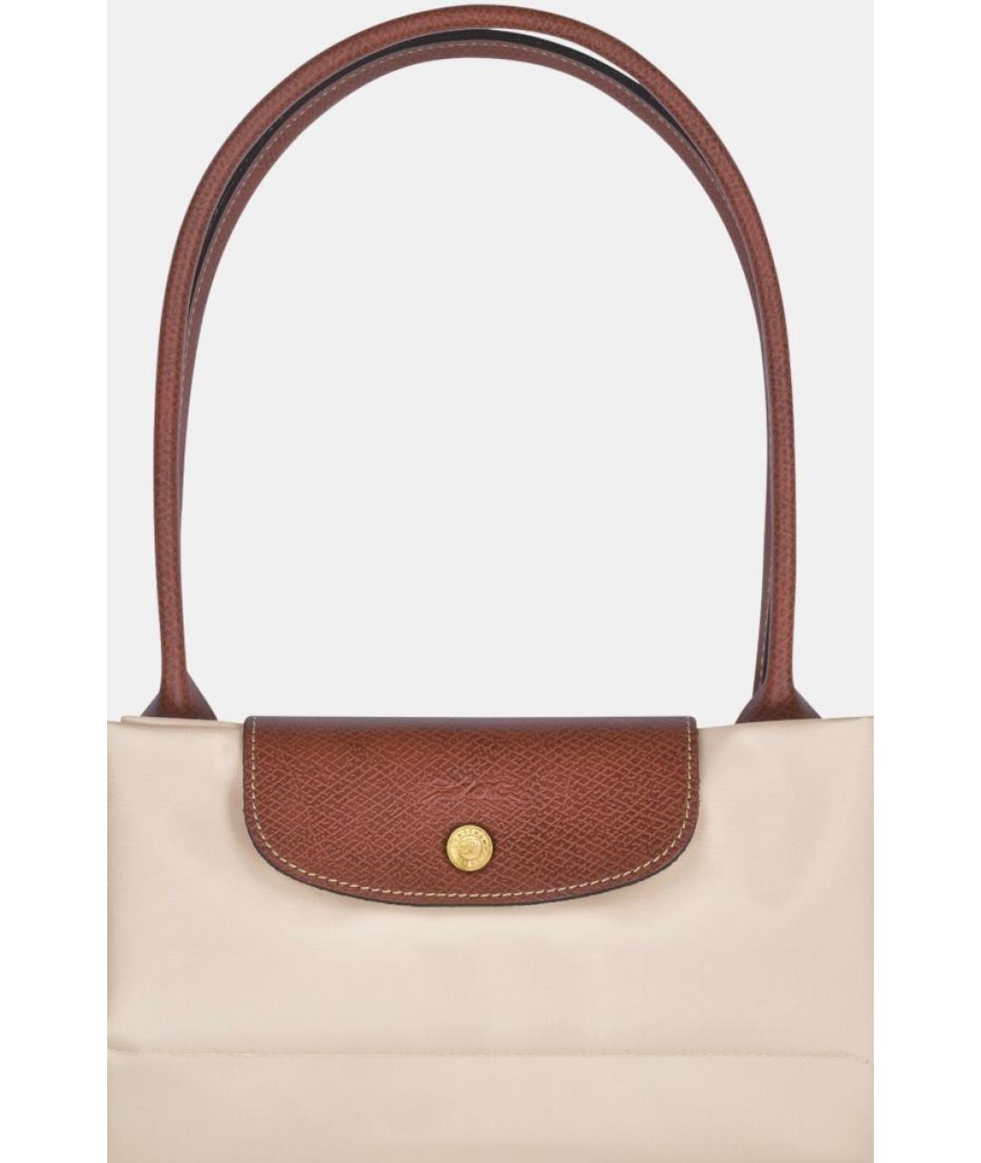LONGCHAMP Белая сумка тоут, фото 6