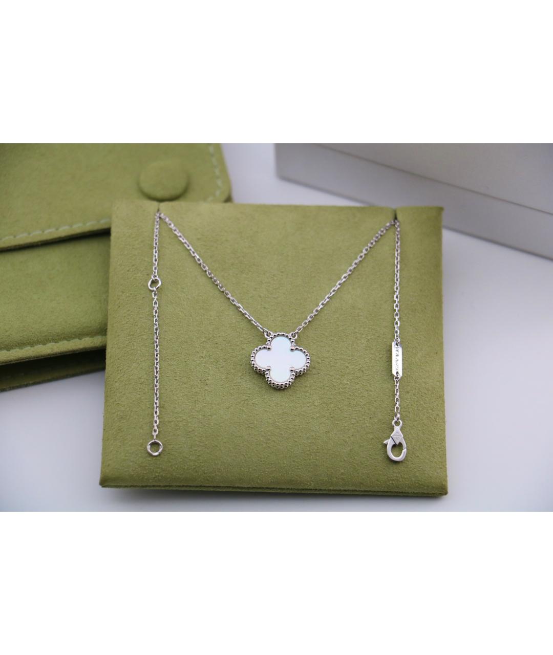 VAN CLEEF & ARPELS Серебряное колье из белого золота, фото 3