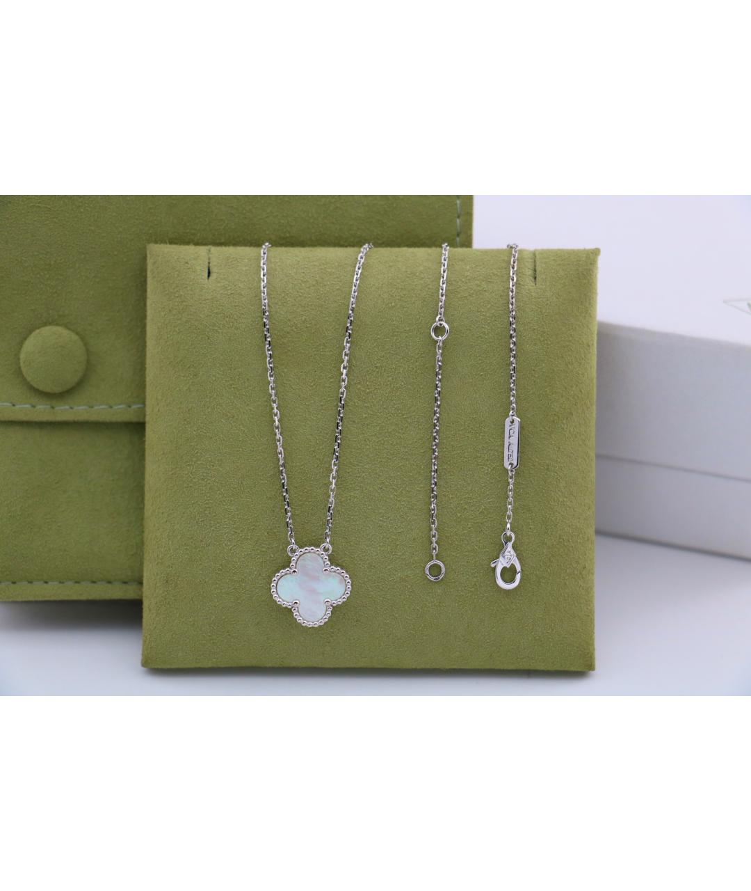 VAN CLEEF & ARPELS Серебряное колье из белого золота, фото 4