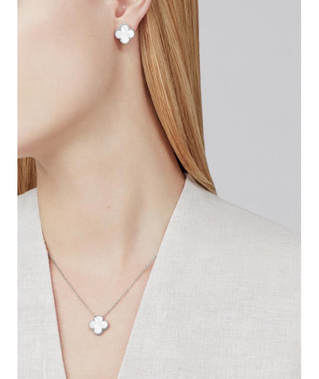 VAN CLEEF & ARPELS Серебряное колье из белого золота, фото 5