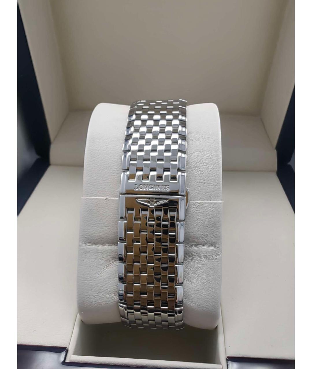 LONGINES Белые металлические часы, фото 7