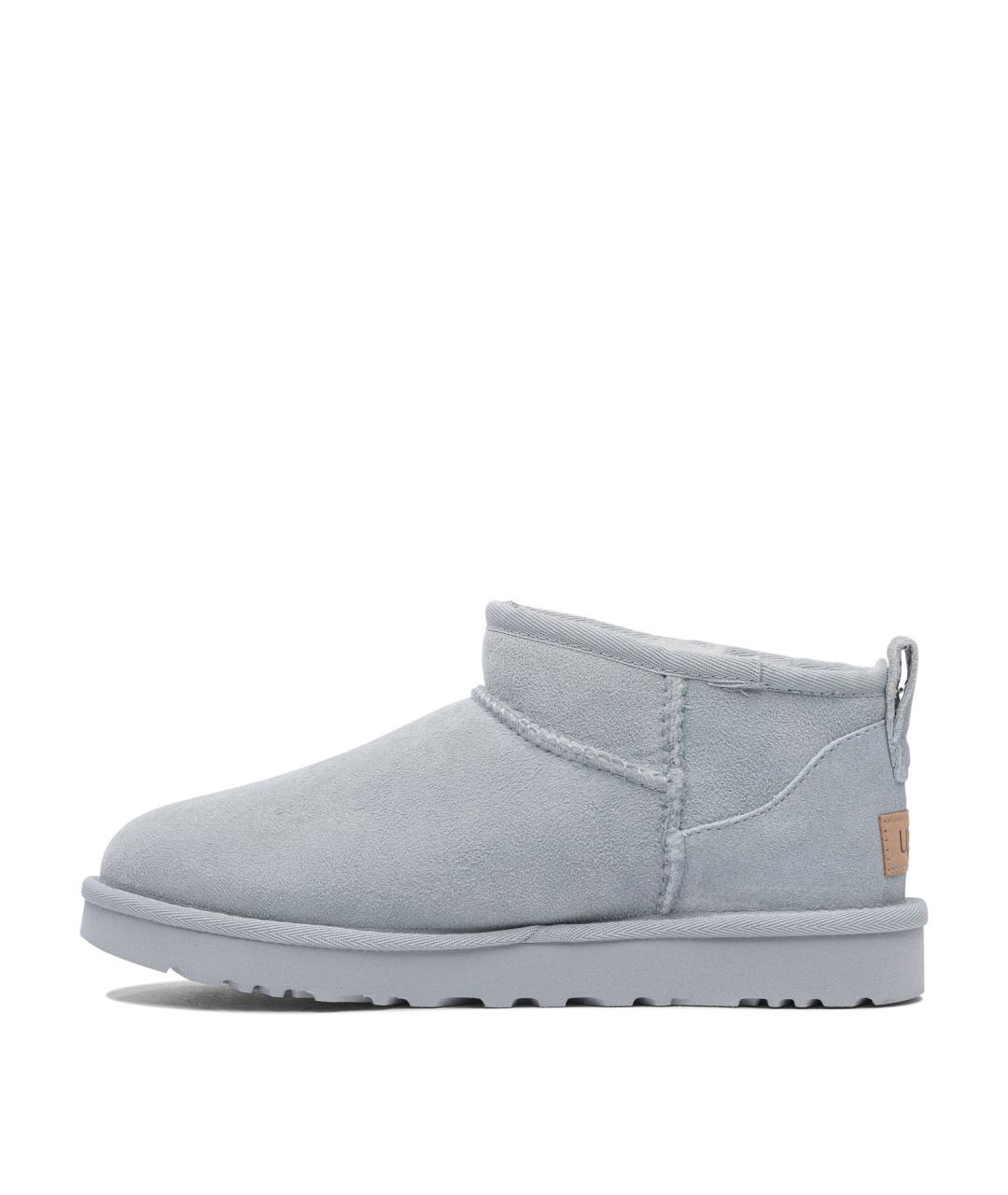 UGG AUSTRALIA Голубые замшевые сапоги, фото 3