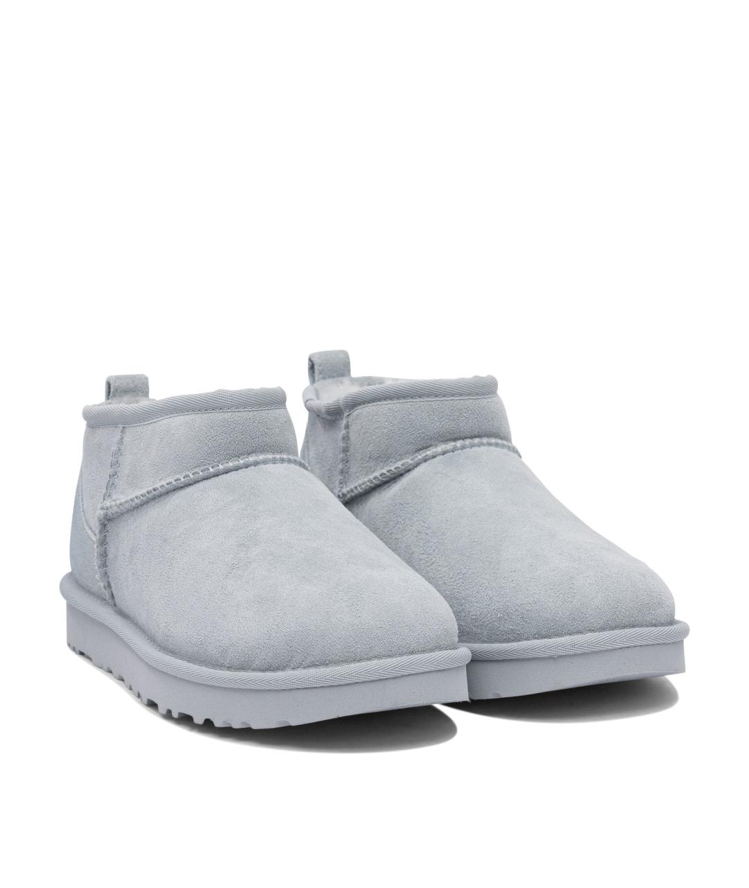 UGG AUSTRALIA Голубые замшевые сапоги, фото 2