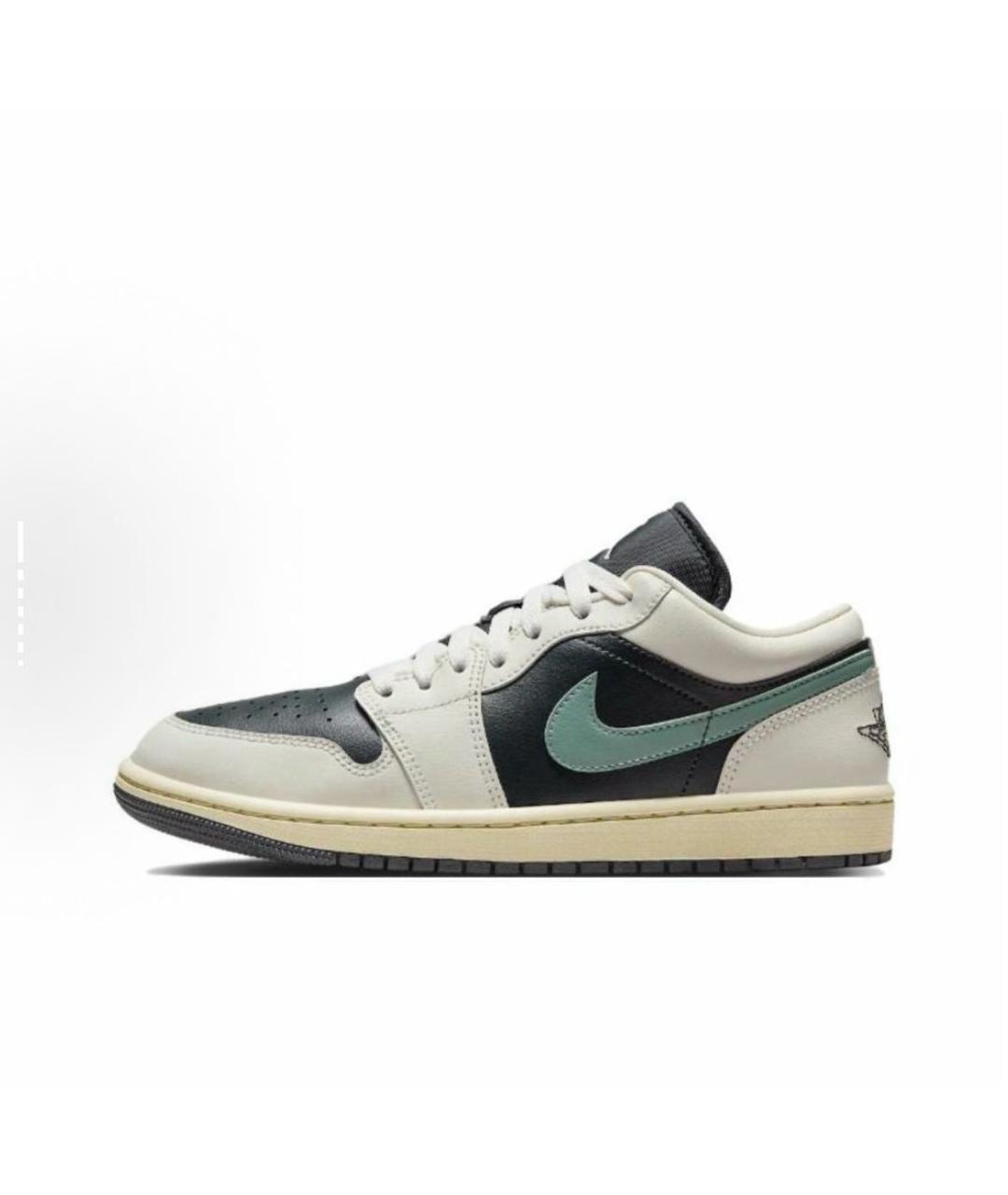 JORDAN Бежевые кожаные кеды, фото 7